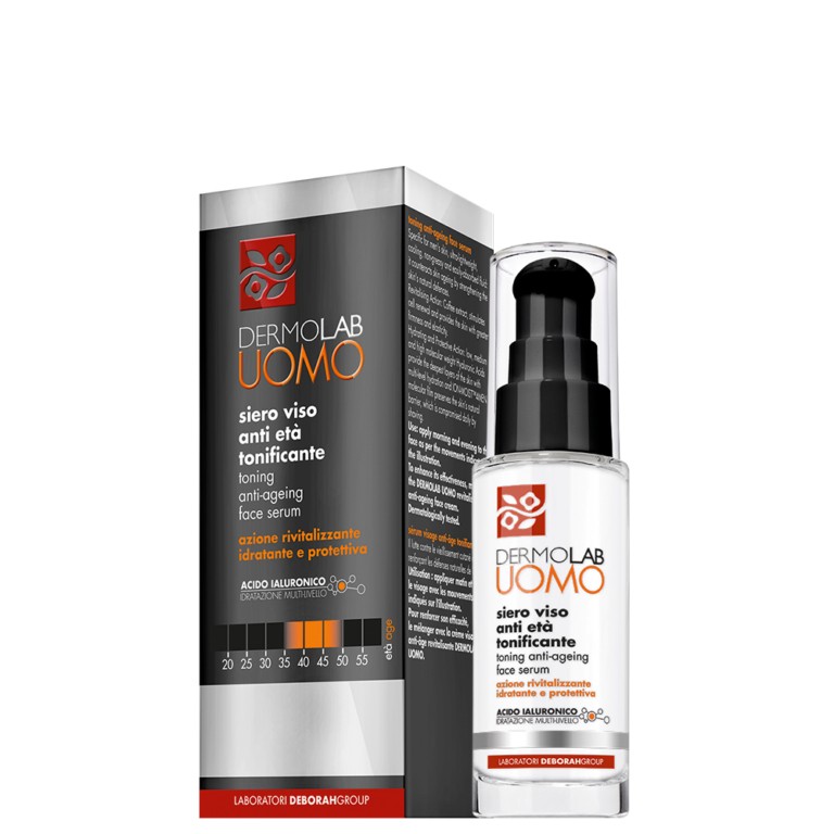 Deborah Milano Dermolab Uomo Siero viso anti età tonificante 30ml