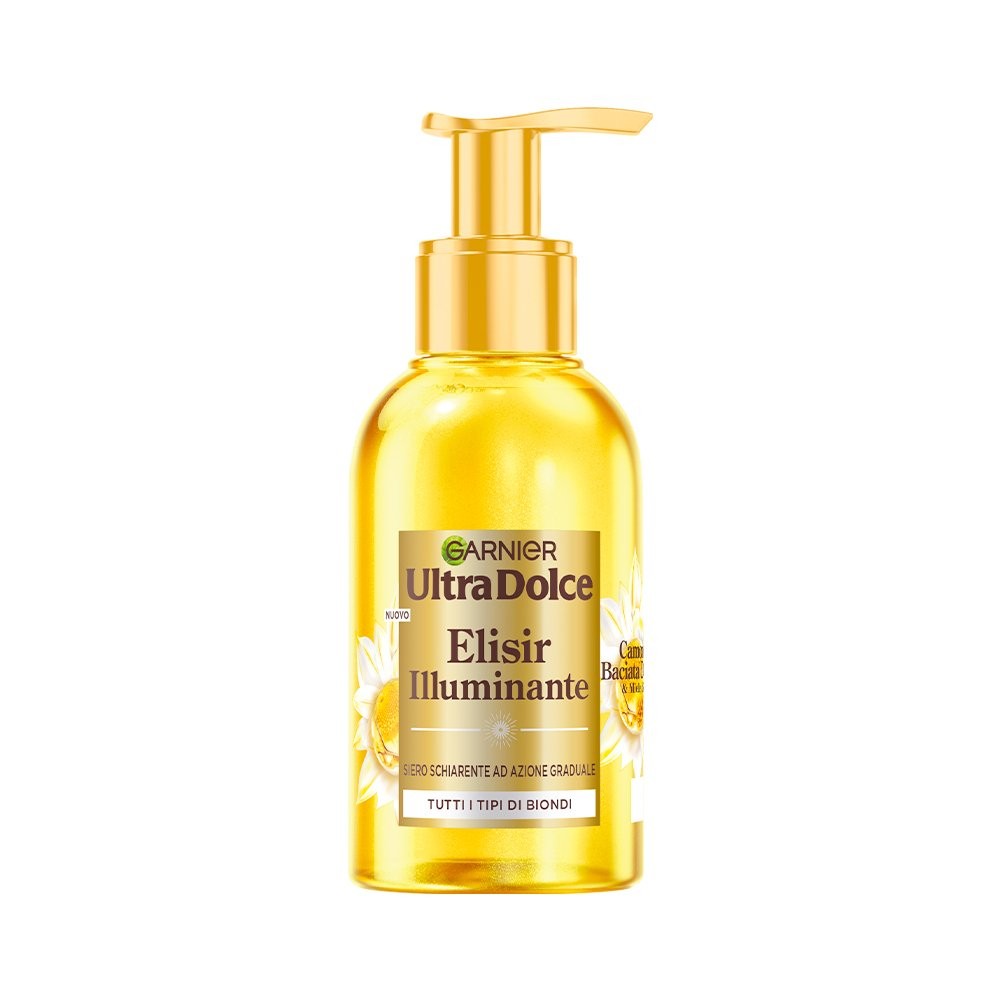 Garnier Ultra Dolce Elisir Illuminante Camomilla Baciata Dal Sole & Miele di Fiori 120 ml