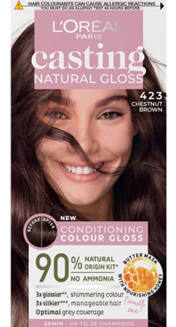 L`Oréal Paris Casting Natural Gloss 423 Castagna