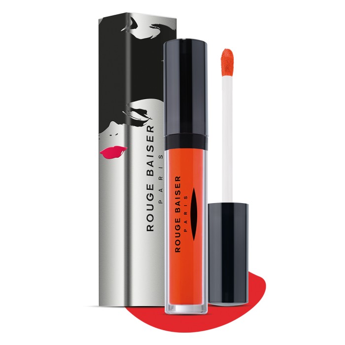 Rouge Baiser Laque à Lèvres evidemment Vinyle 708 Orange Abricot 4.2ml