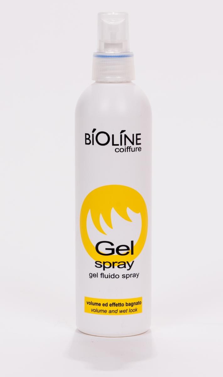 Fashion Cosmetics Bioline Gel Spray Effetto Bagnato E Volume 250ml