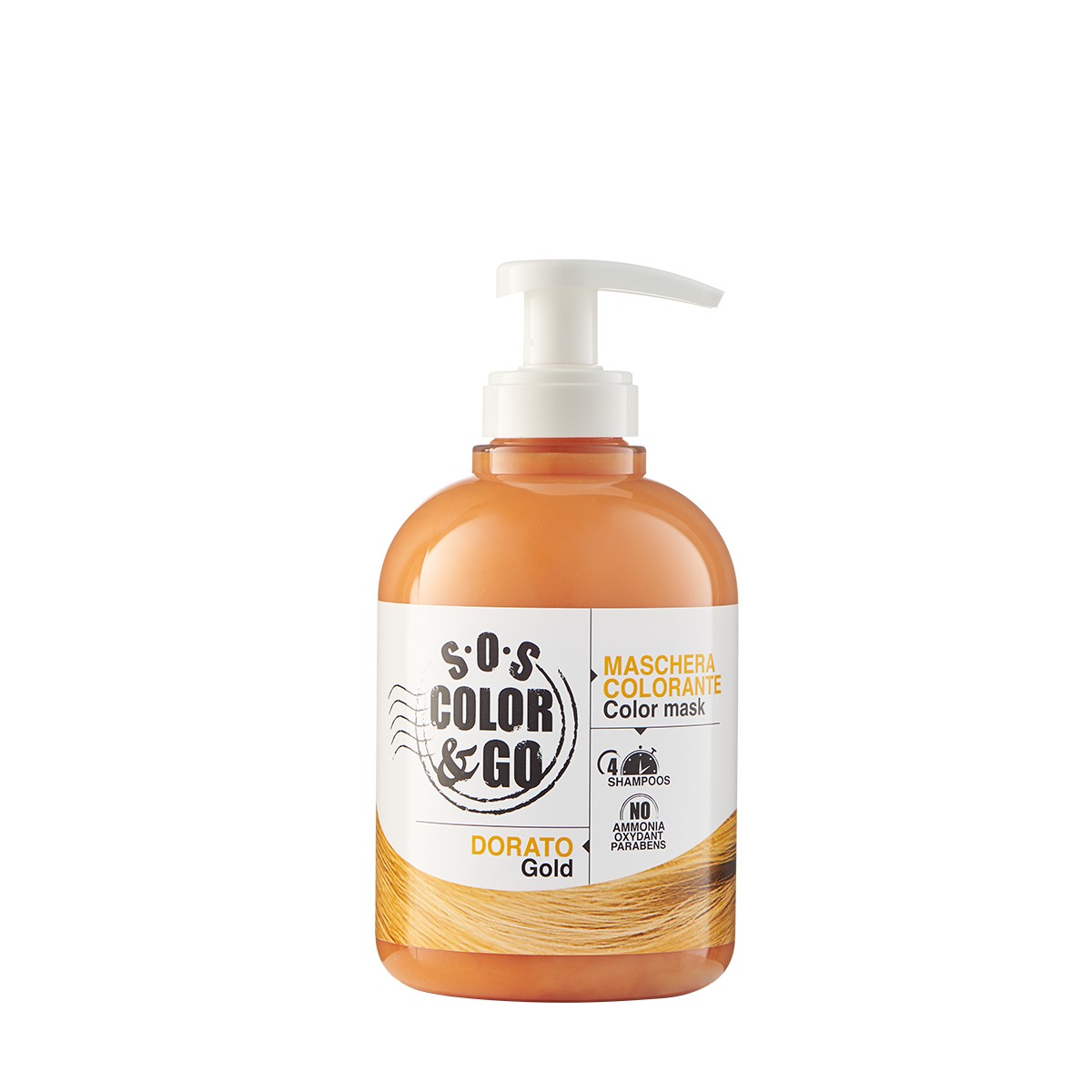 Alama S.O.S. Color & Go Maschera Colorata Condizionante Dorato 300ml