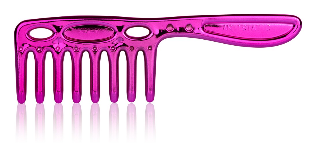 Labor Pro C400F - Pettini antistatici cromati fuxia