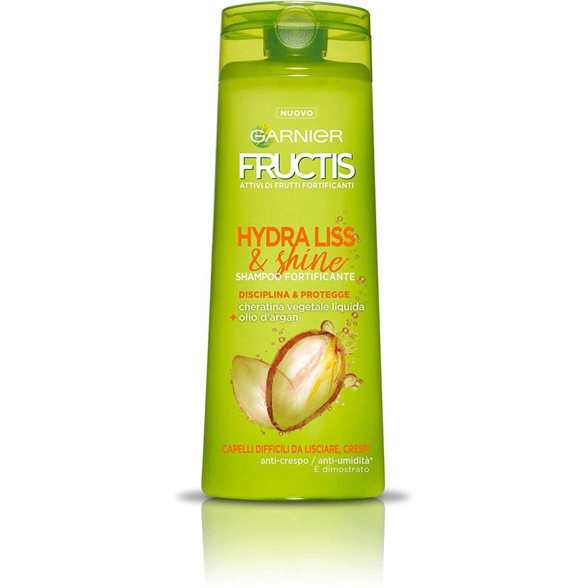 Garnier Fructis Shampoo per capelli Hydra-Liss, 250 ml