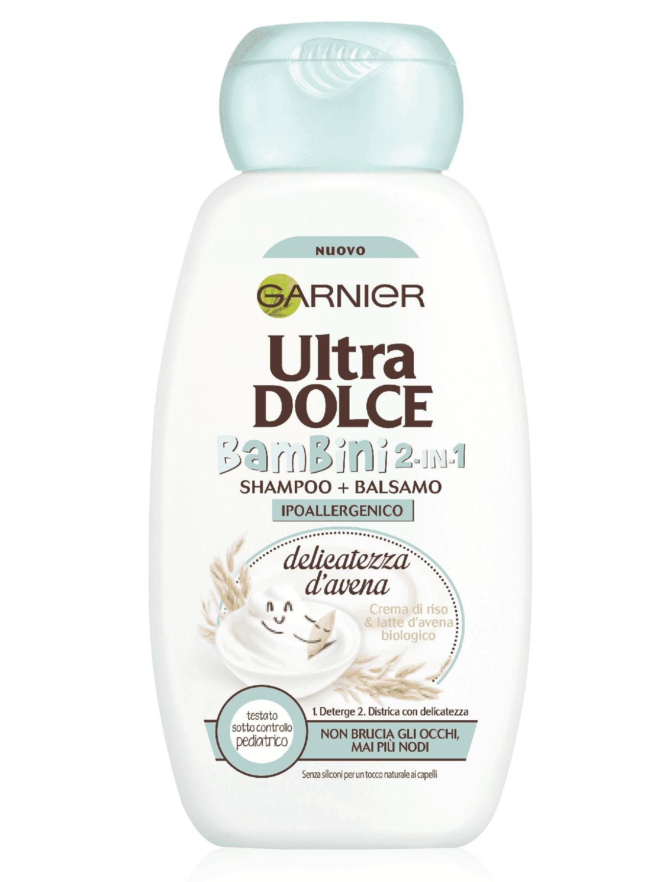 Garnier Ultra Dolce Shampoo 2in1 Delicatezza d`Avena - Ipoallergenico 400 ml