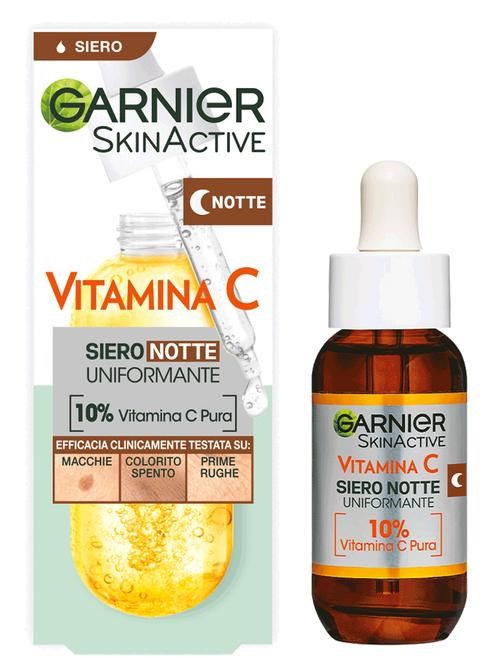 Garnier SkinActive Siero Notte Vitamina-C Uniformante 30ml
