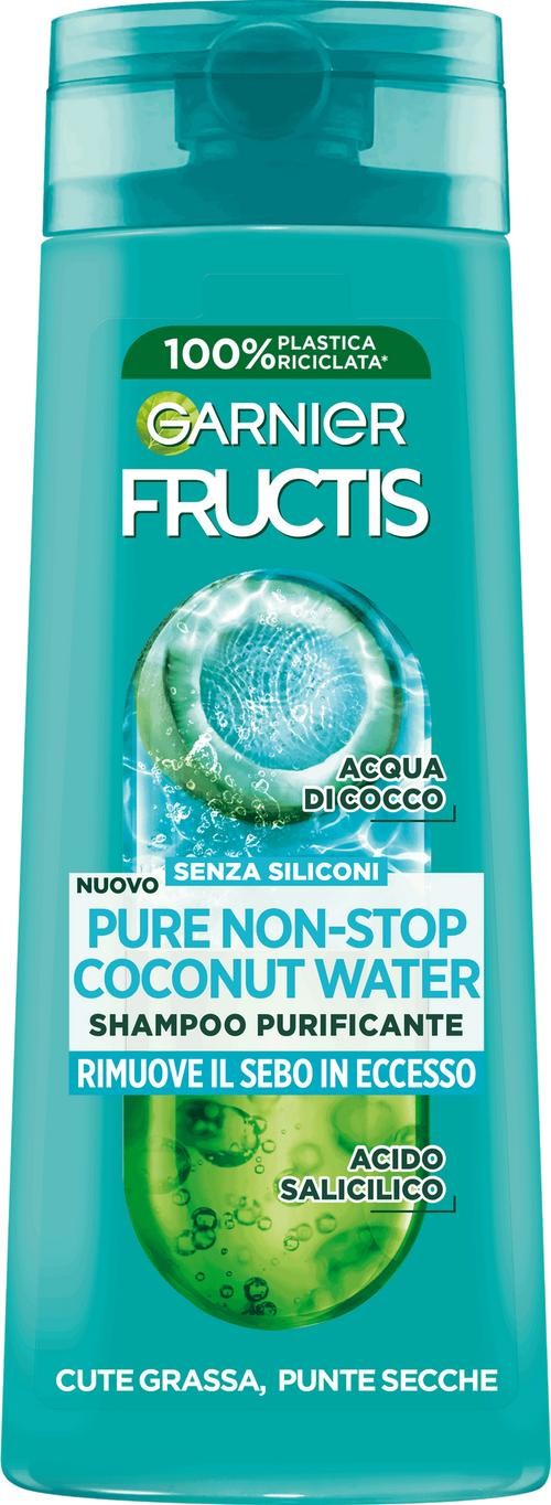 Garnier Fructis Pure Non Stop Coconut Water Shampoo 250ml