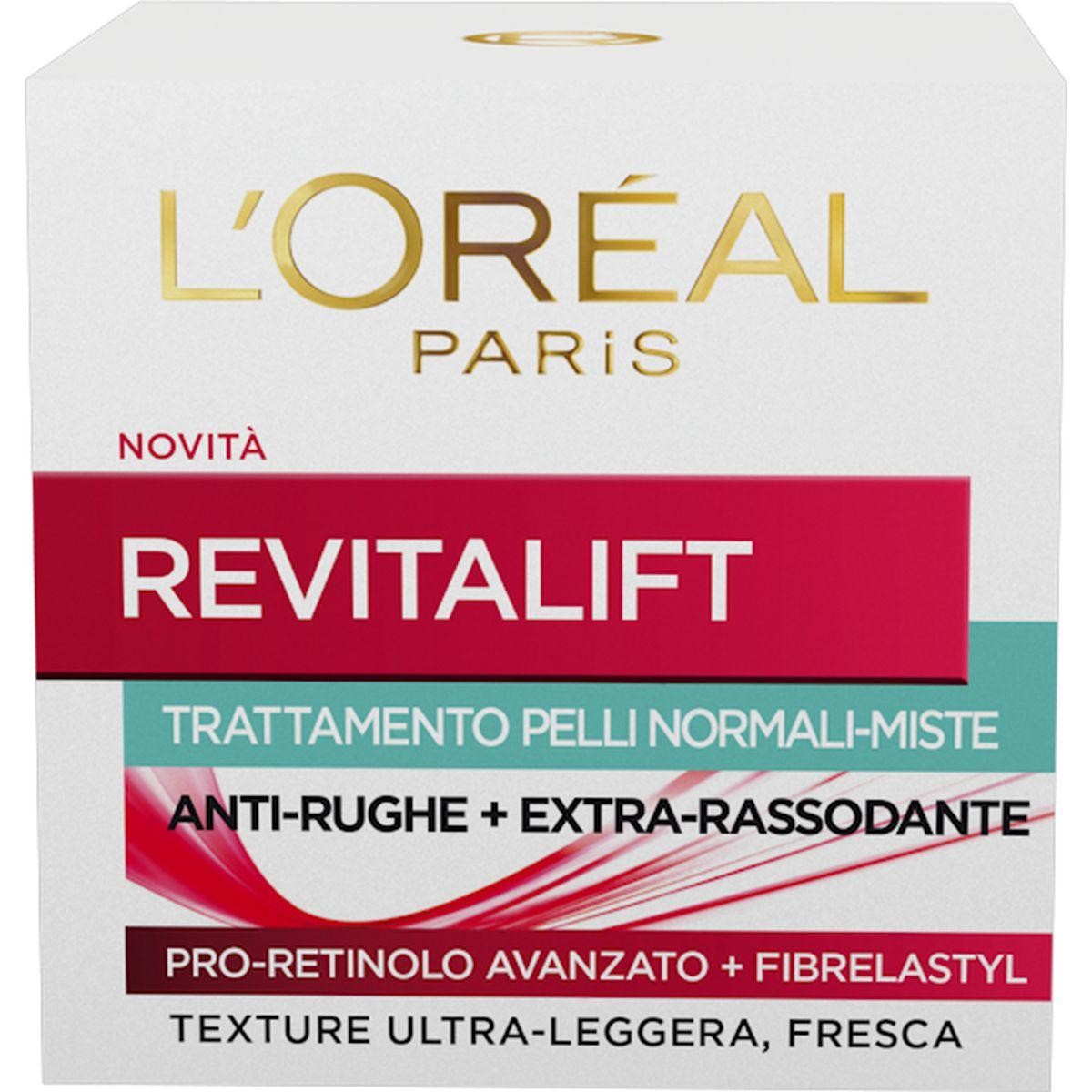 L`Oréal Paris Revitalift Crema Viso Giorno pelli normali o miste 50 ml