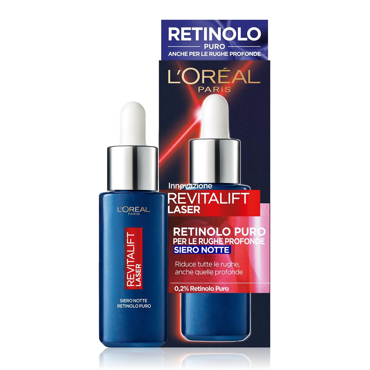 L`Oréal Paris Siero Notte Revitalift Laser X3, 30 ml