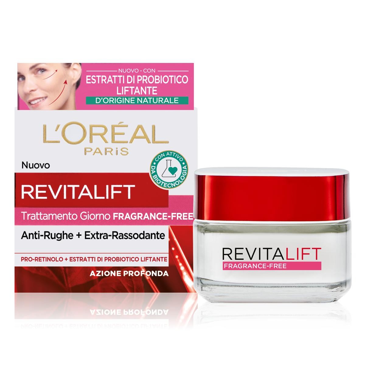 L`Oréal Paris Revitalift Crema Viso Giorno Fragrance-Free 50ml