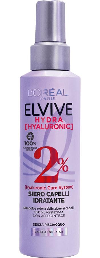 L`Oréal Paris Elvive Hydra Hyaluronic Siero Spray Senza Risciacquo 150 ml