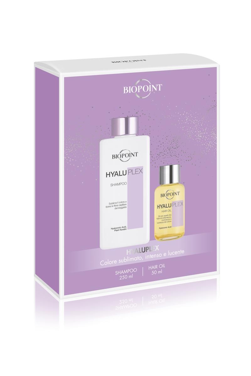 Biopoint Kit Natale 2024 Cofanetto Hyaluplex Shampoo 250ml + Hyaluplex Hair Oil 50ml