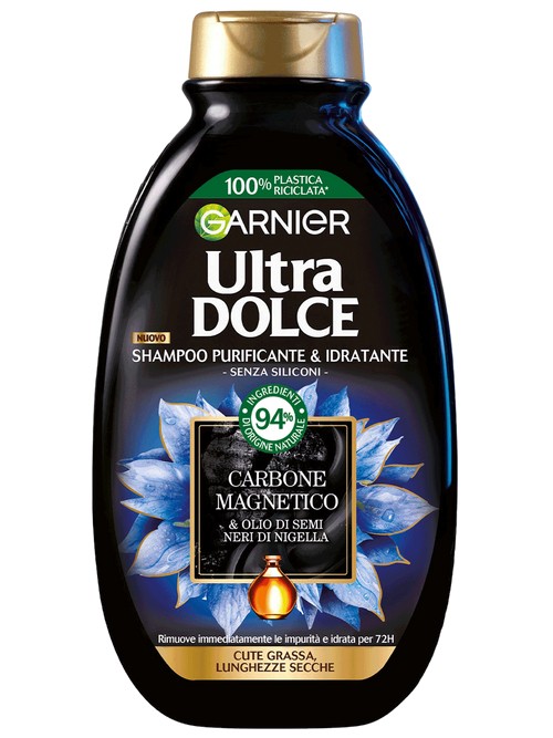 Garnier Ultra Doux Carbone Magnetico Shampoo Purificante & Idratante 400ml