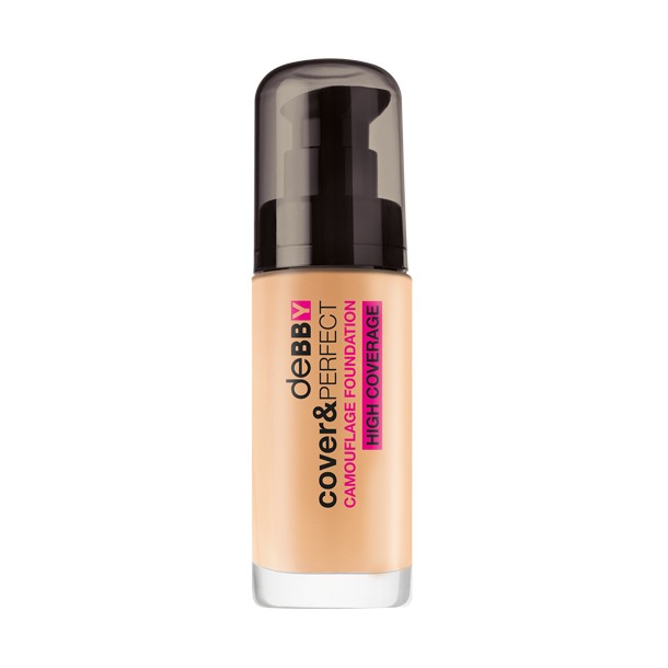 deBBY cover&PERFECT CAMOUFLAGE FOUNDATION 02 - ivory