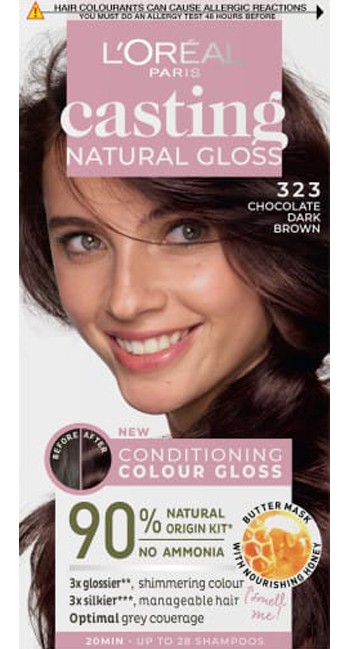 L`Oréal Paris Casting Natural Gloss 323 Nero Cioccolato