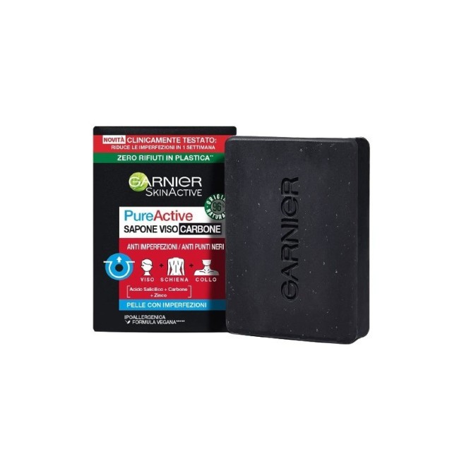 Garnier PureActive Sapone Viso Carbone 100g
