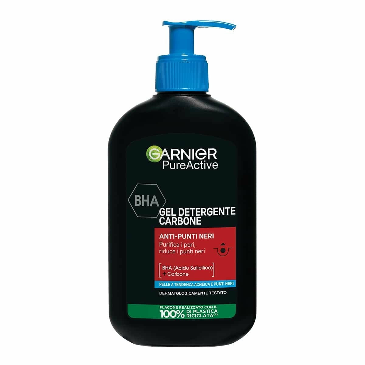 Garnier SkinActive Pure Active Gel Detergente Carbone 250ml Garnier SkinActive Pure Active Gel Detergente Carbone 250ml