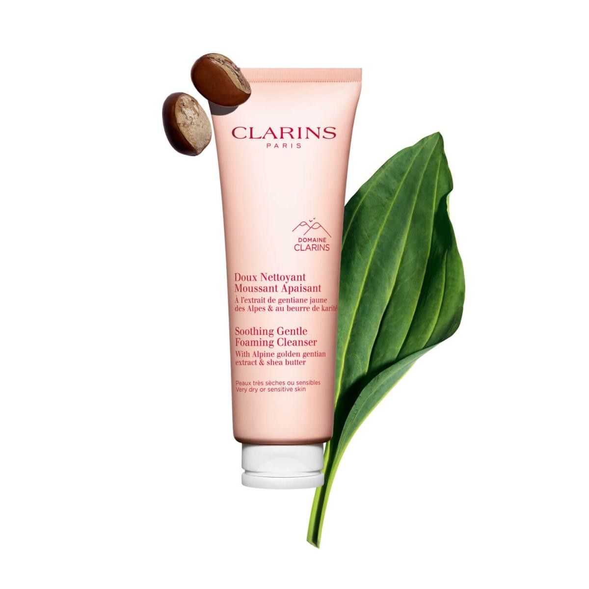 Clarins Soothing Gentle Foaming Cleanser Schiuma detergente Donna 125 ml