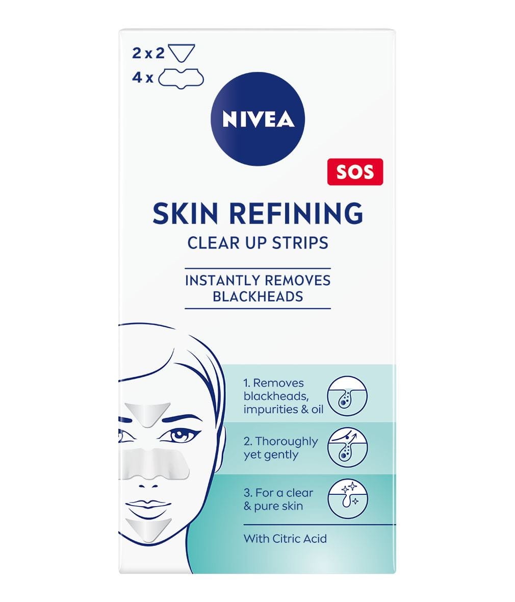 NIVEA Clear-Up Strip Zona T 6 st