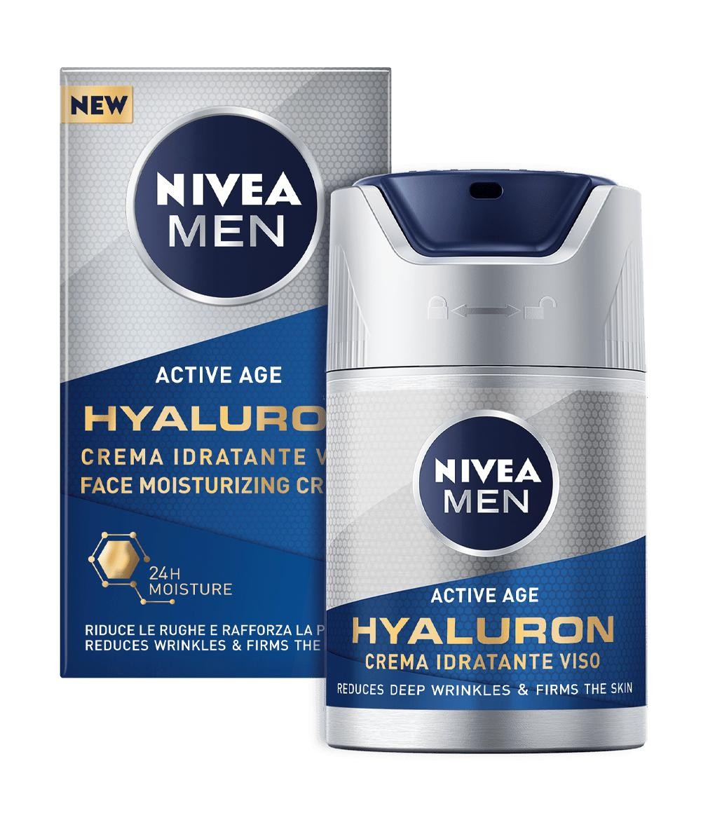 NIVEA Men Active Age Hyaluron Crema Idratante 50 ml
