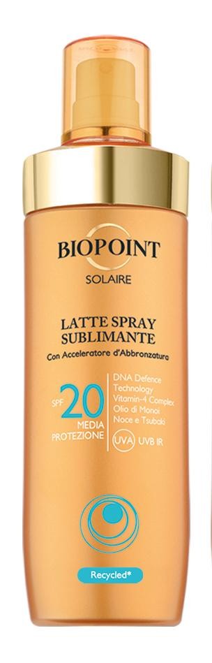 Biopoint Latte spray sublimante SPF20 - new formula 250ml