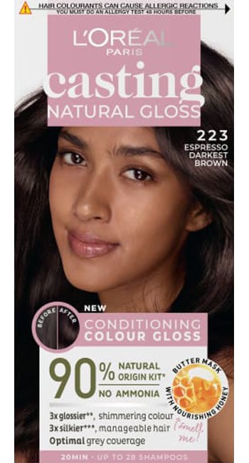 L`Oréal Paris Casting Natural Gloss 223 Bruno Espresso Intenso