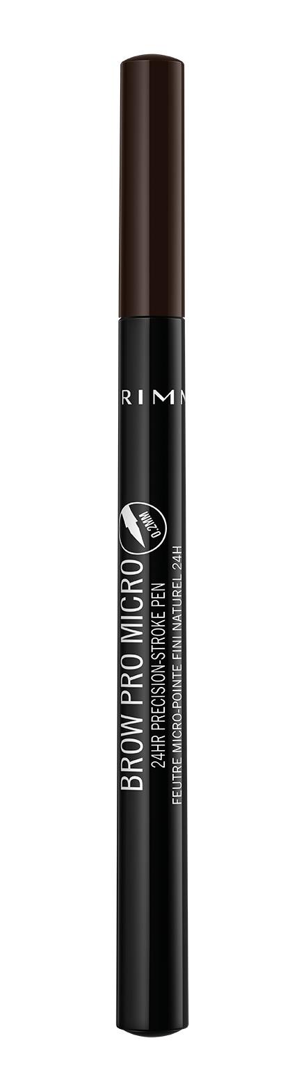 Rimmel Brow Pro Micro 24HR Precision Stroke Pen 004 Dark Brown Eyebrow Pencils
