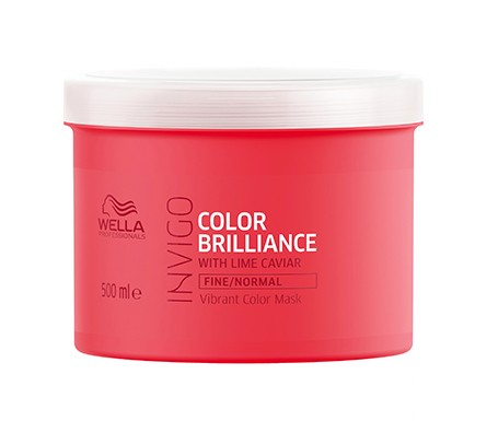 Wella Professionals INVIGO Brilliance Maschera per Capelli Normali-Fini 500 ml