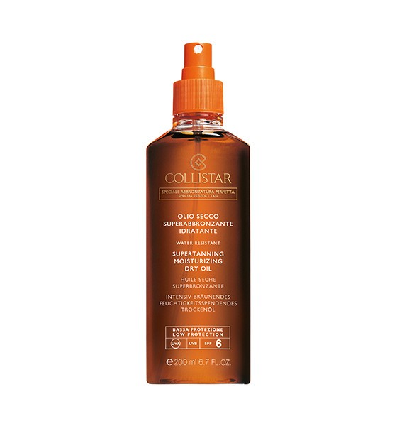 Collistar Olio Secco Superabbronzante Idratante SPF 6, 200 ml
