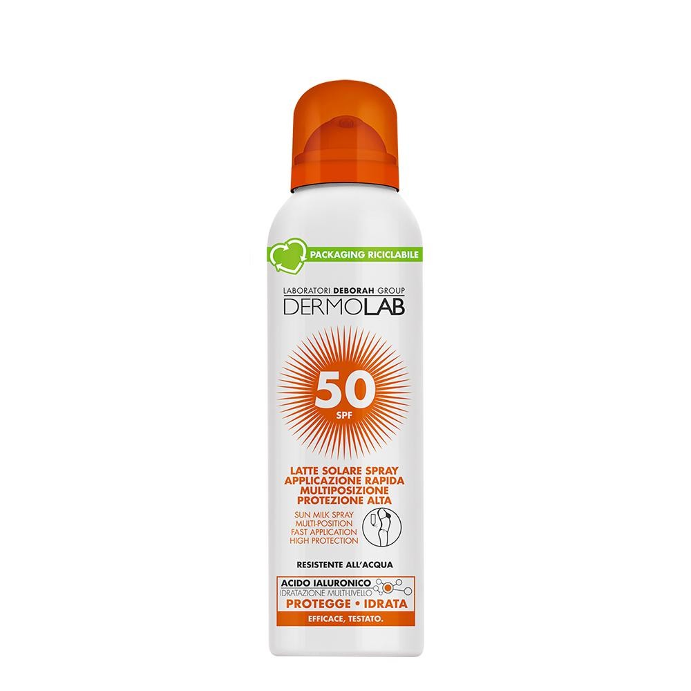 Dermolab Latte solare spray viso e corpo protezione alta SPF 50 150ml