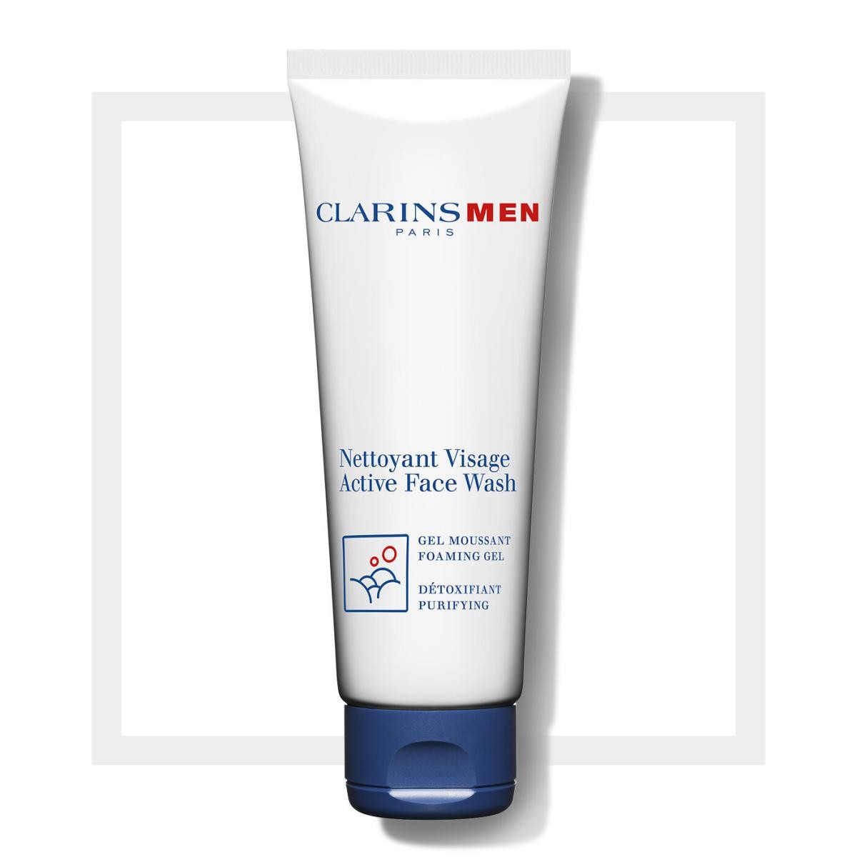 Clarins Gel Detergente Viso Schiumogeno Purificante ClarinsMen 125ml