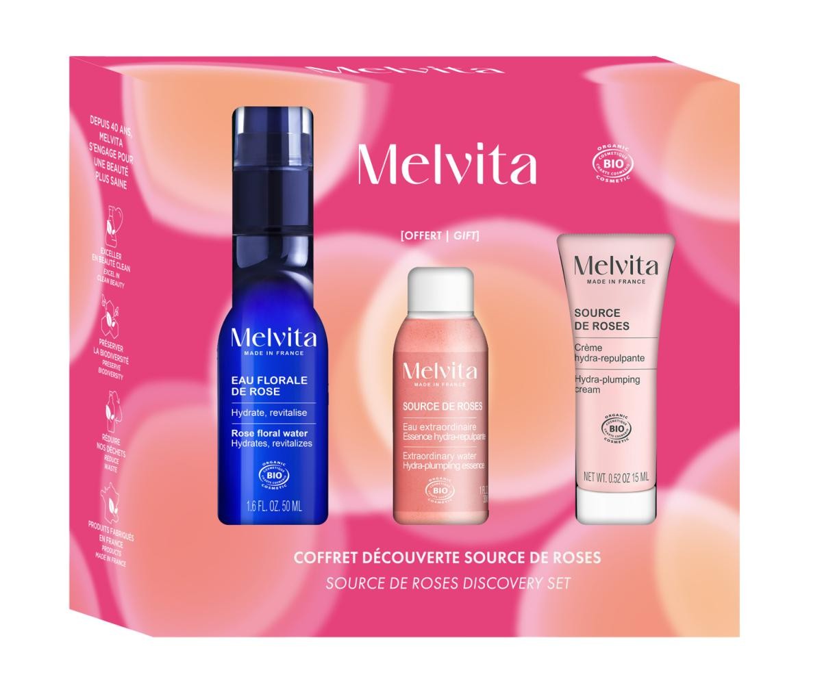 Melvita Cofanetto scoperta Source de Roses