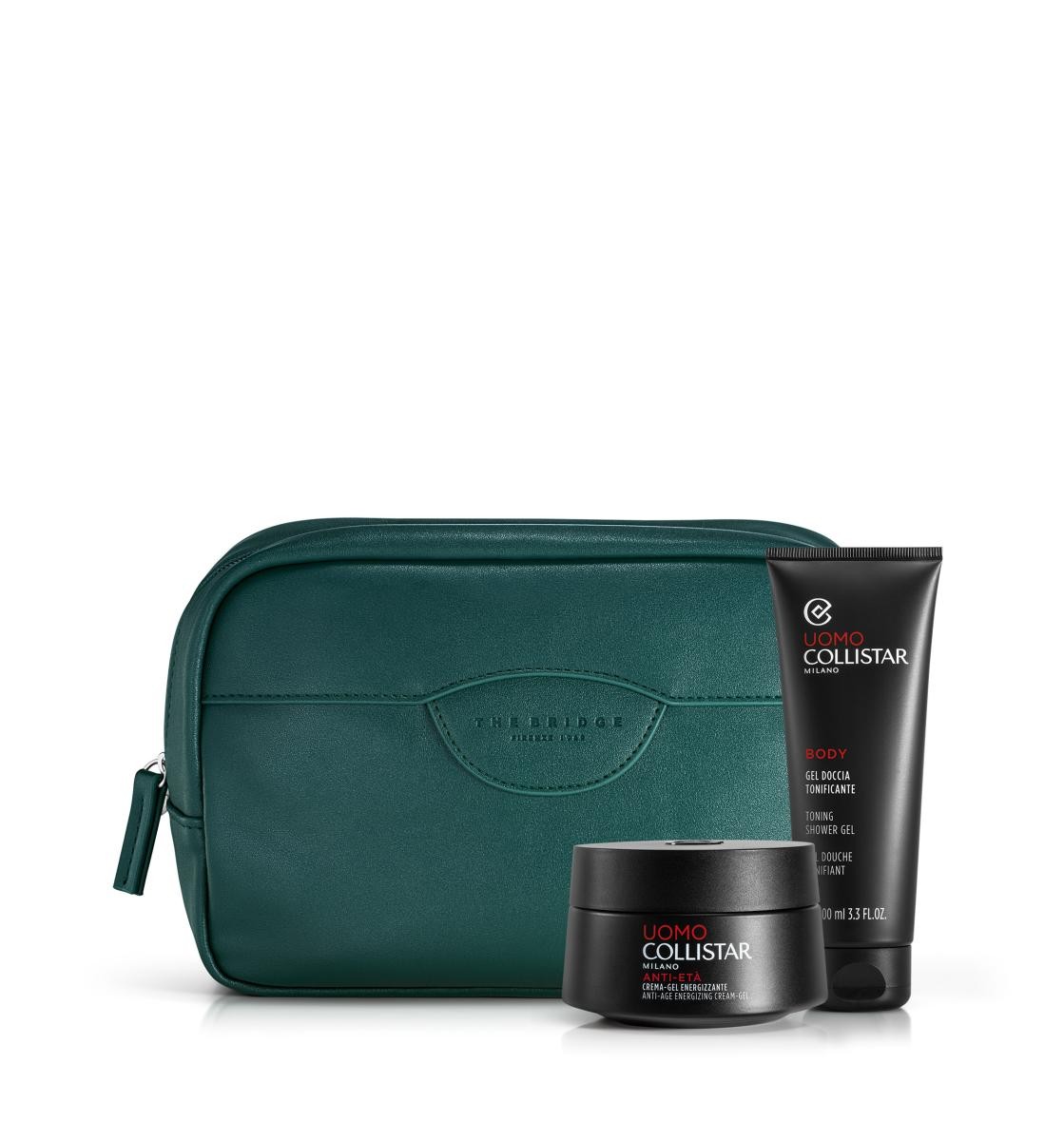 Collistar Cofanetto Crema-gel Energizzante Anti-eta` + Gel Doccia Tonificante 100 ml + Travel-Bag THE BRIDGE