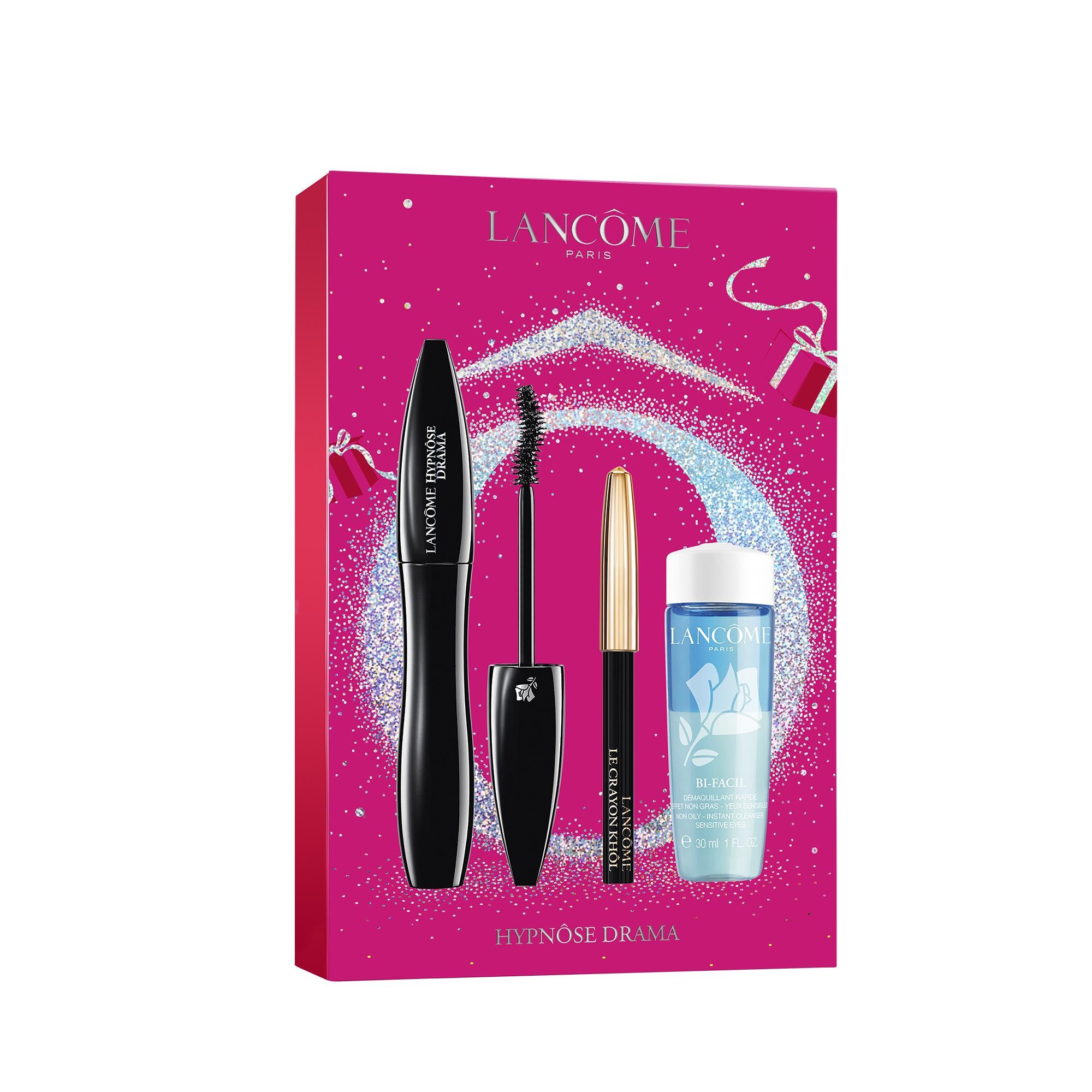 Lancôme Cofanetto XMAS 2020 Hypnôse Drama Mascara 01 + Mini Khôl Crayon Yeux + Mini Bi-facil 30ml