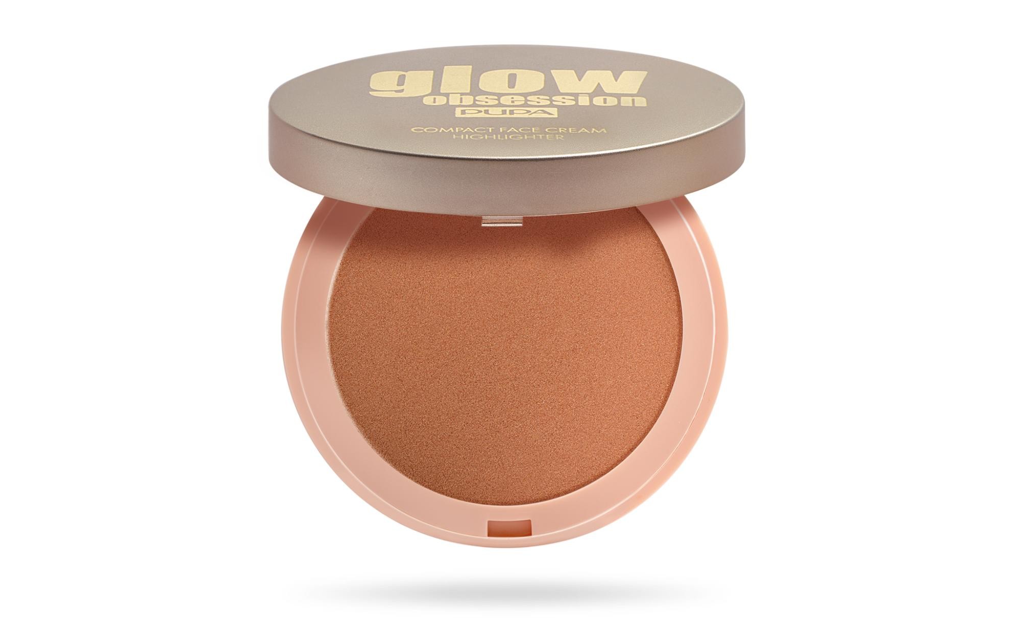 PUPA Milano Glow Obsession Compact Face Cream Highlighter 003 Copper 9g