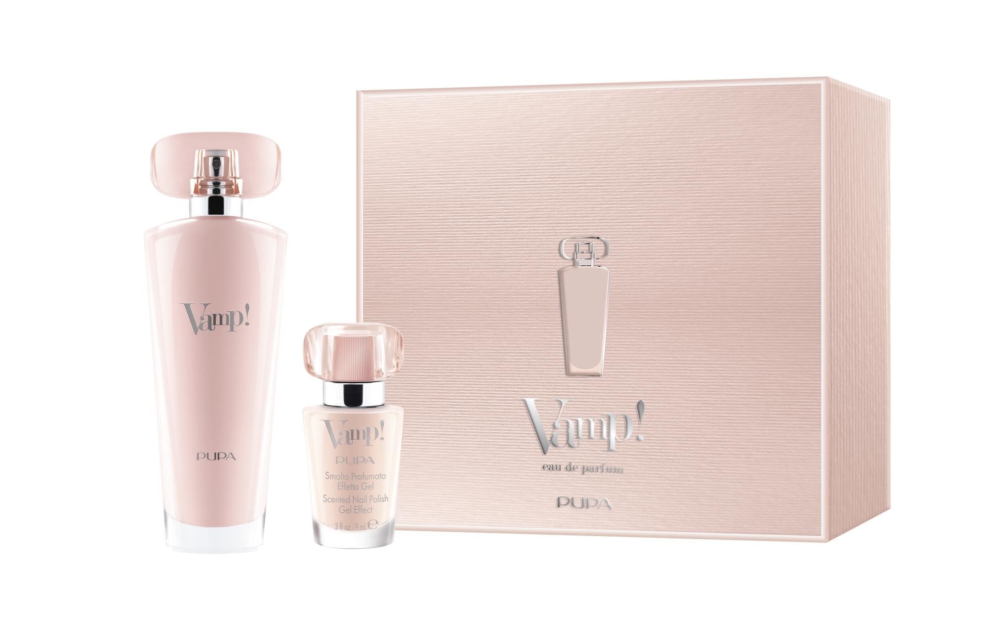 PUPA Milano Kit Vamp! Pink Eau De Parfum 50 ml + Vamp! Smalto Profumato Effetto Gel