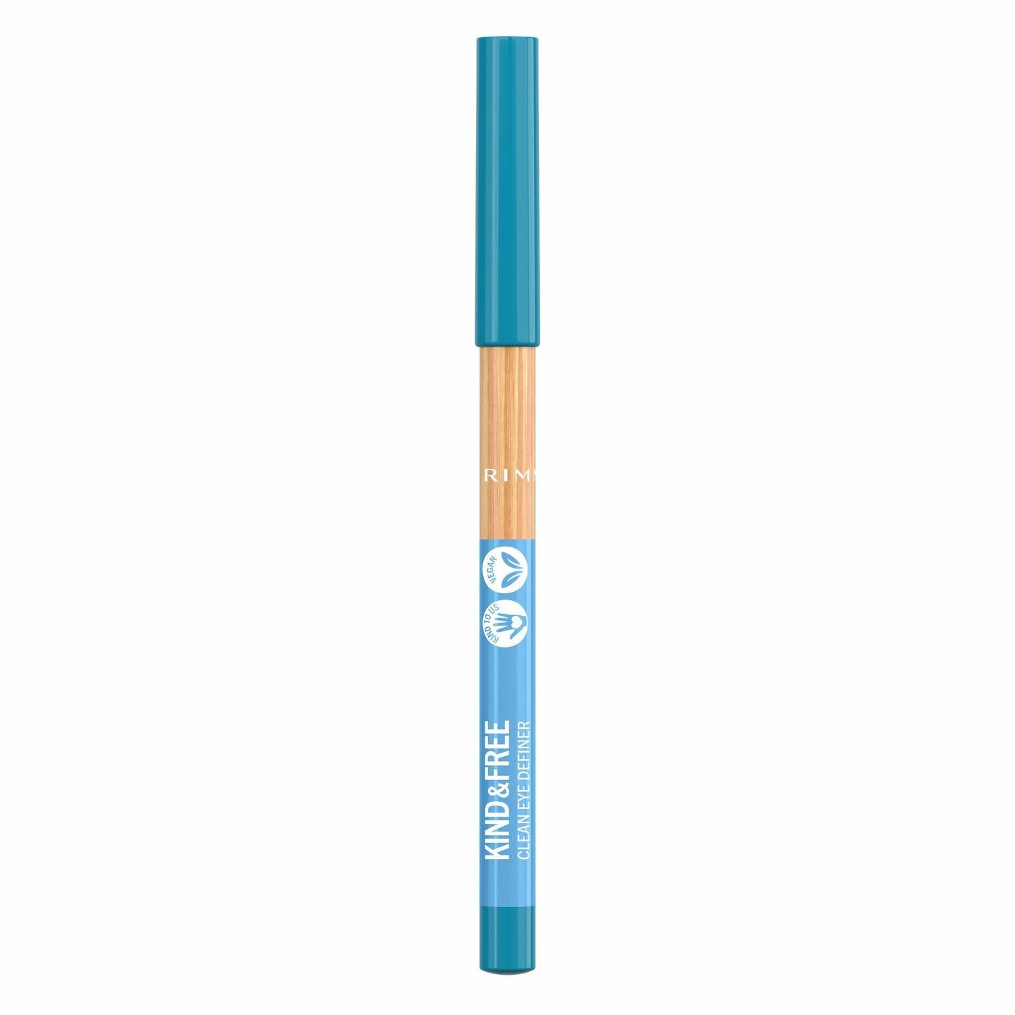 Rimmel Kind & Free Clean Eye Definer eye pencil Crema 06 Anime Blue