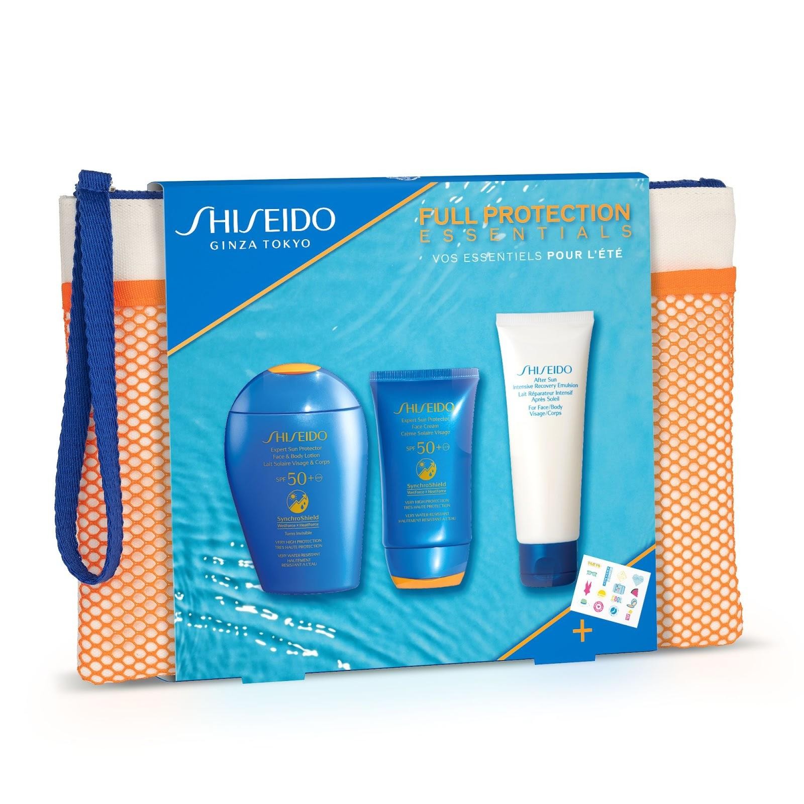 Shiseido Full Protection Essentials 150ml + 50ml + 75ml