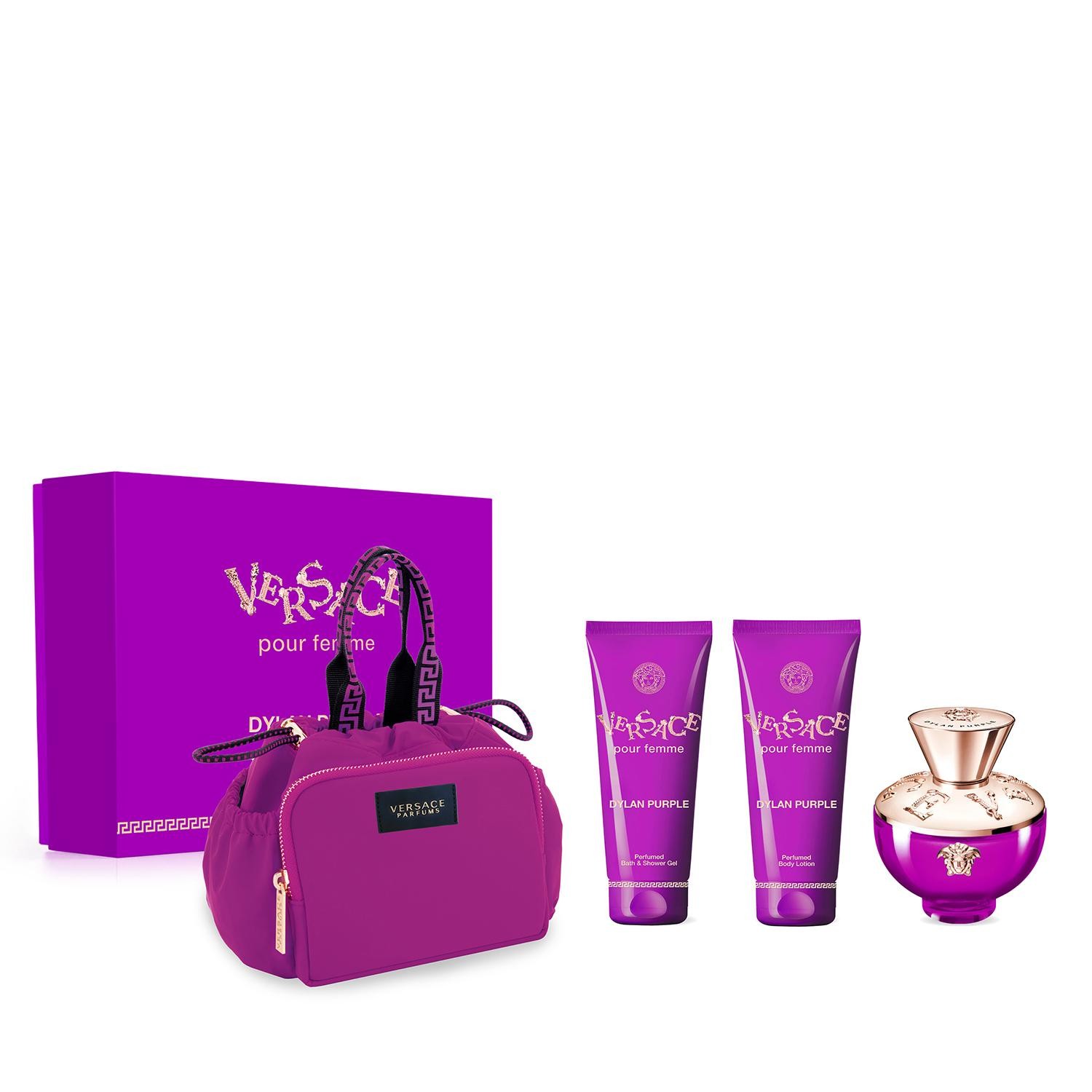 Versace Dylan Purple Pour Femme Set profumi e prodotti da bagno 4 pz Femmina