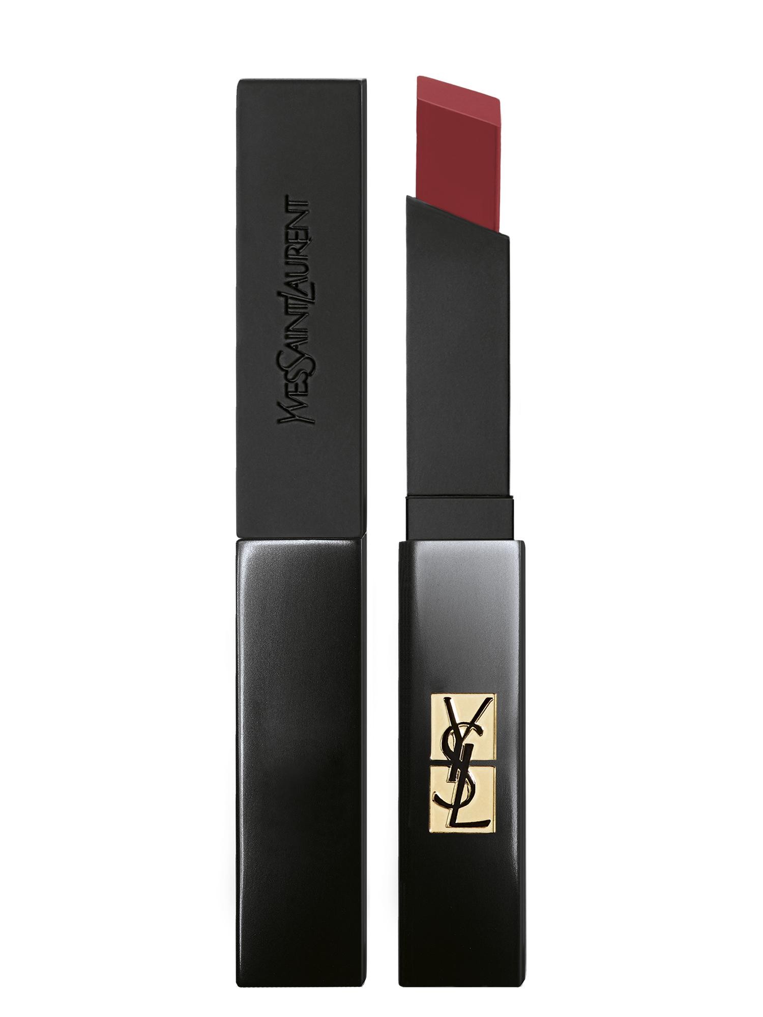 Yves Saint Laurent Rouge Pur Couture The Slim Velvet Radical 302 Brown. No Way Back