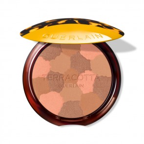 Guerlain Terracotta Light La Poudre eclat Bonne Mine Naturelle - 96% Di Ingredienti Di Origine Naturale 03 Moyen Doré - Boîtier Ocra