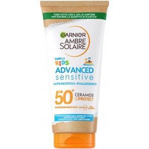 Garnier Ambre Solaire Advanced Sensitive Kids Ceramide Protect Latte Protettivo 200ml