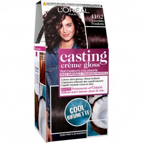 L`Oréal Paris Casting Crème Gloss Tono su Tono 4102 Cioccolato Fondente