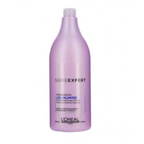 L`Oréal Paris Serie Expert Liss Unlimited ProKeratin 1500 ml Shampoo Professionale Donna