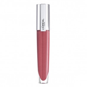 L`Oréal Paris Brilliant Signature Plump Lucidalabbra con Acido Ialuronico e Complesso Collagene Non Appiccica 412 I Heighten 6.4 ml