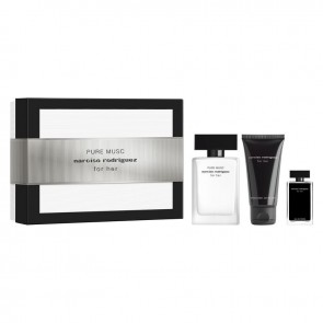 Narciso Rodriguez Set For Her Pure Musc Eau de Parfum 50ml con Lozione Corpo 50ml e Miniatura For Her Edt 7,5ml