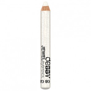 deBBY Jewel Eye Pencil 08 White Glitter