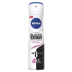 NIVEA Black&White Invisible Original Spray 150 ml