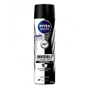NIVEA Men Invisible Black & White Spray, 150 ml