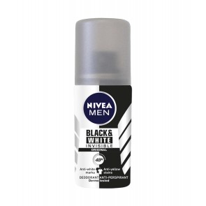 NIVEA Men Black & White Invisible Deodorante Spray Mini 35 ml